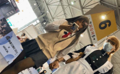 【㊙️新KingKCD】CD1286-1287//抄底高颜值美女coser们，有黑丝【160M】