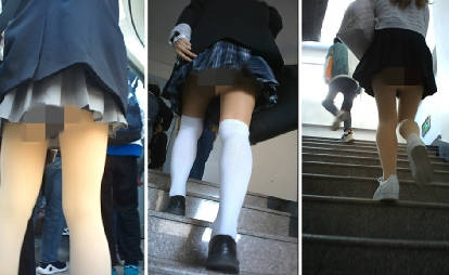 ★精品抄底★AK校园系列抄底-都是大学生大美腿第四季！107V【29G】