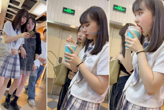 【 KFC-200 】⭐⭐⭐JK制服学妹长相甜美。粉色内内性感可爱【1.7G】