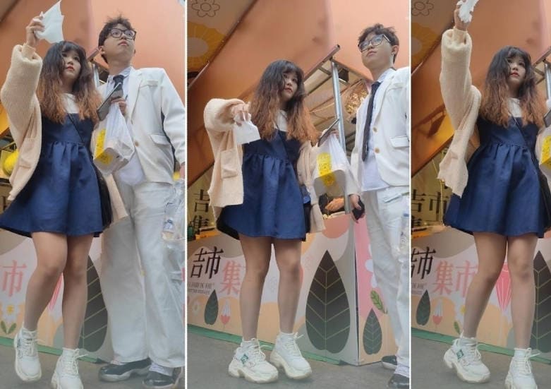 【XLBCD】134肉色丝袜洋娃娃一样可爱妹子，黄色小熊内内【1.32G】