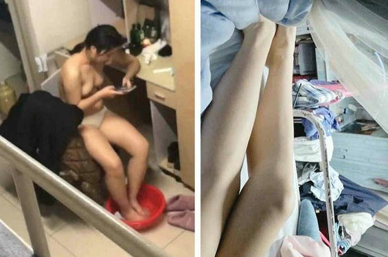 【坑闺蜜】妹子还不起高利贷被逼直播女室友换衣抵债【640M】